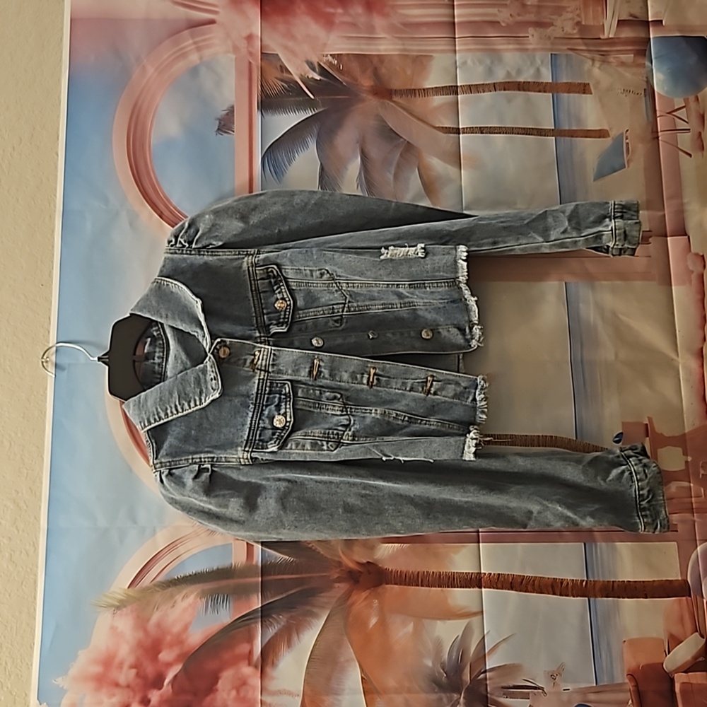 Cropped Jean Jacket